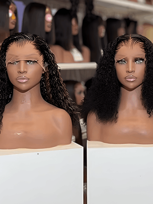 Double Drawn Curly Lace Frontal Wig