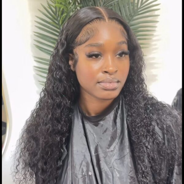 20” Frontal curly wig